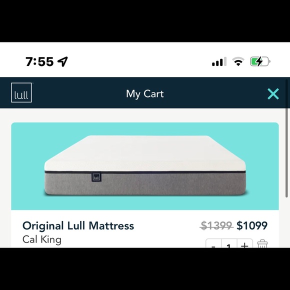 Call king lull mattress - Picture 1 of 2
